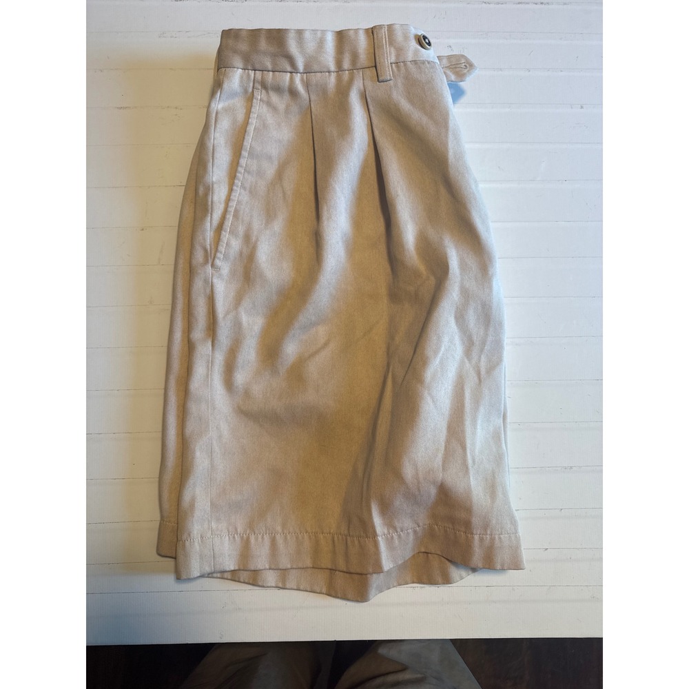 Callaway‎ Golf Shorts Mens 36 Khaki Excellent Pleated Pima Cotton Pro-Spin Beige